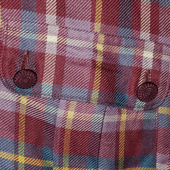 BNWT Matilda Jane All Day Millie Plaid Blouse-Sz Large - Picture 4 of 9